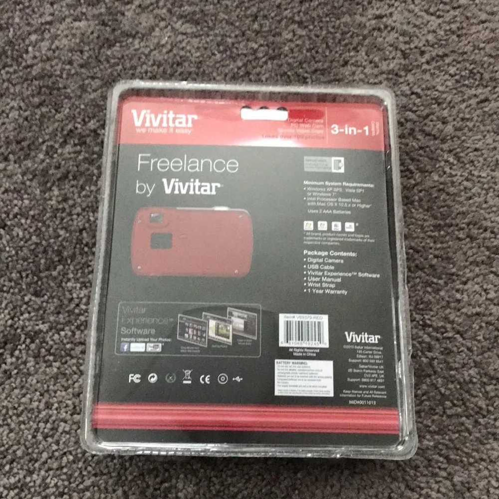 New Freelance by Vivitar 3 in 1 digital camera